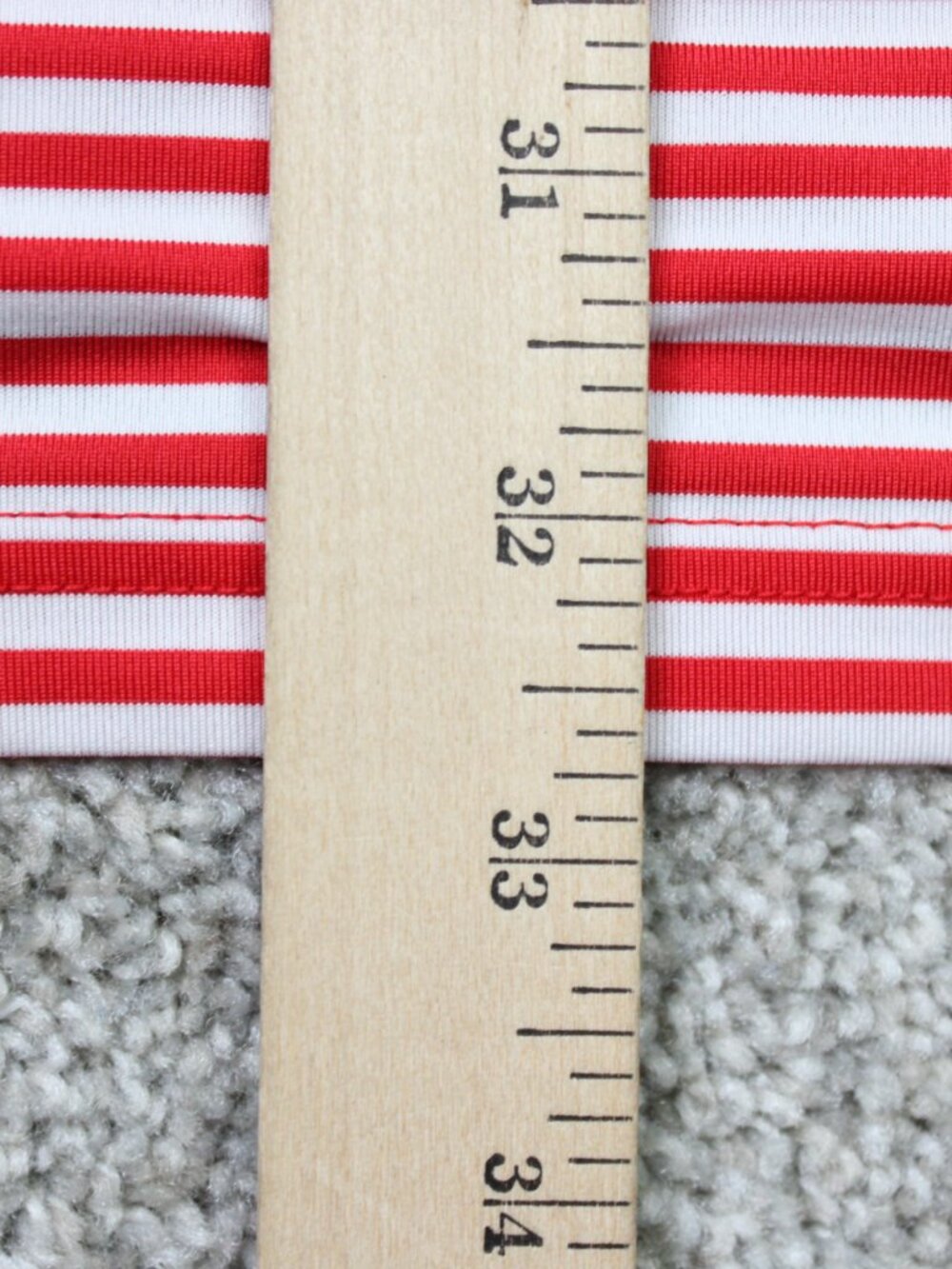Southern Tide Polo Shirt Mens XL Red/White Performance Striped 4 Way Stretch S/S - Picture 10 of 11